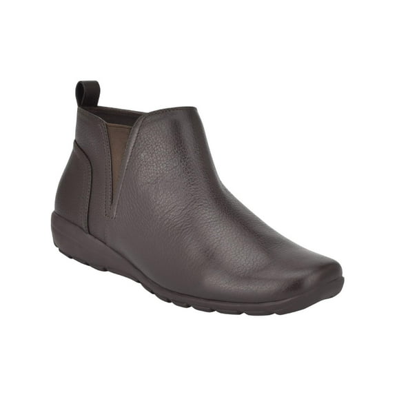 Easy Spirit Womens Aerial Leather Low Heel Ankle Boots