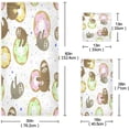 thumbnail image 3 of Dreamtimes Donut Sloth Towel Set of 3, Highly Absorbent Soft Towels with Bath Towel, Hand Towel and Washcloth for Bathroom Hotel Gym Spa, 3 of 7