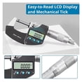 thumbnail image 2 of Electronic Digital Micrometer MM/IN Outside Micrometer 0.001MM High Precision Depth Micro Meter 0-25 25-50 50-75 75-100MM ,Easy to Operate, 2 of 7