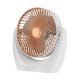 thumbnail image 2 of Ventilador de escritorio Ventilador de aire acondicionado Ventilador personal Ventilador de enfriamiento silencioso portátil Mini ventilador Ventilado Oro, 2 of 8
