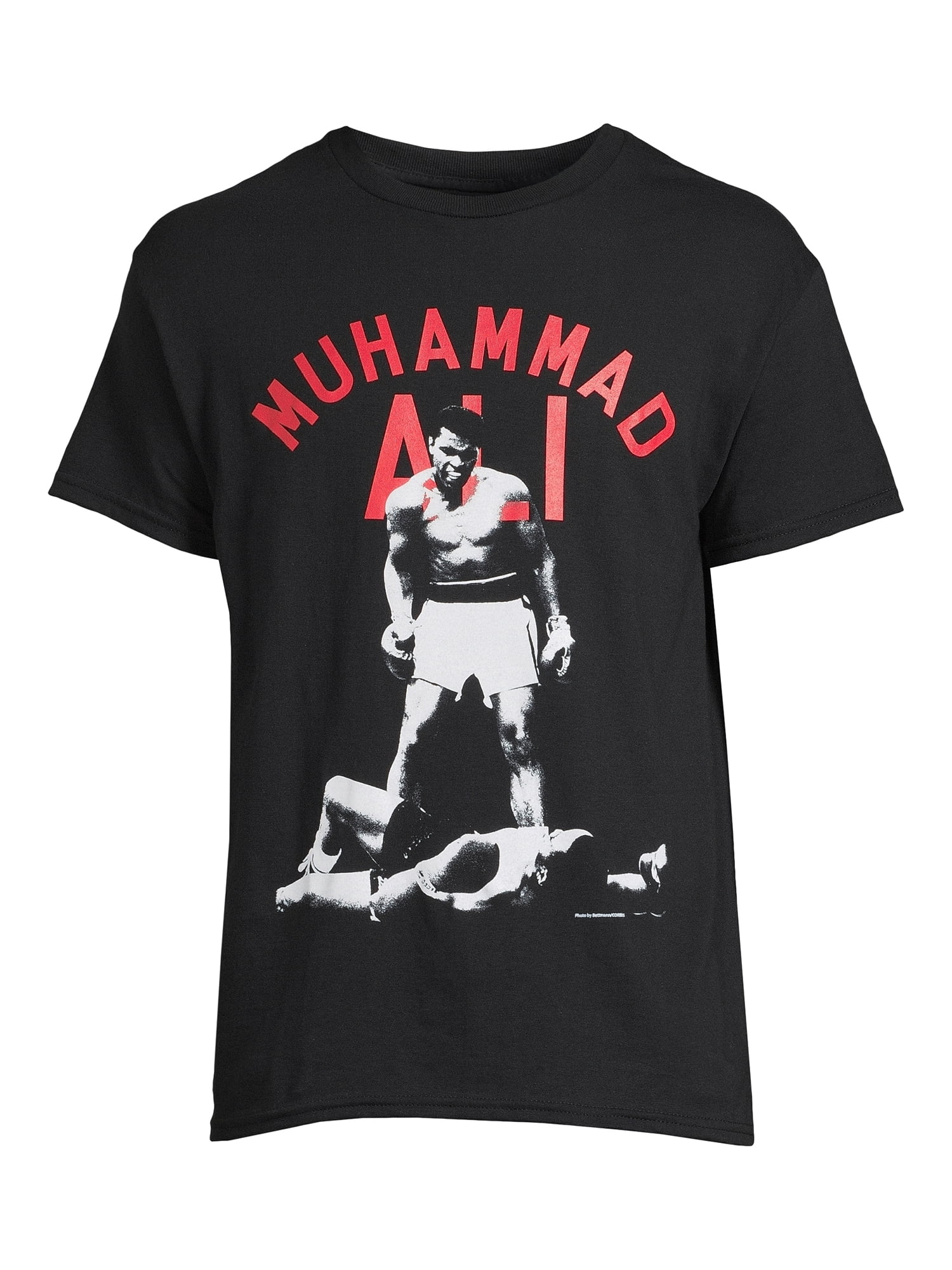 Muhammad Ali Men’s Oversize Print Graphic Tee with Short Sleeves, Sizes S-3XL