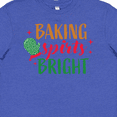 thumbnail image 4 of Inktastic Christmas Baking Spirits Bright with Green Oven Mit Youth T-Shirt, 4 of 5