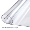 thumbnail image 3 of Nappe en PVC Transparente Résistante à la Chaleur, Lavable, Protège-Bureau, Tapis, 40x60 cm, 3 of 7