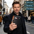 thumbnail image 5 of Lvelia Wallet for Men Slim,Genuine Leather Mens Wallet RFID Blocking Credit Card Holder with Money Clip, 5 of 11