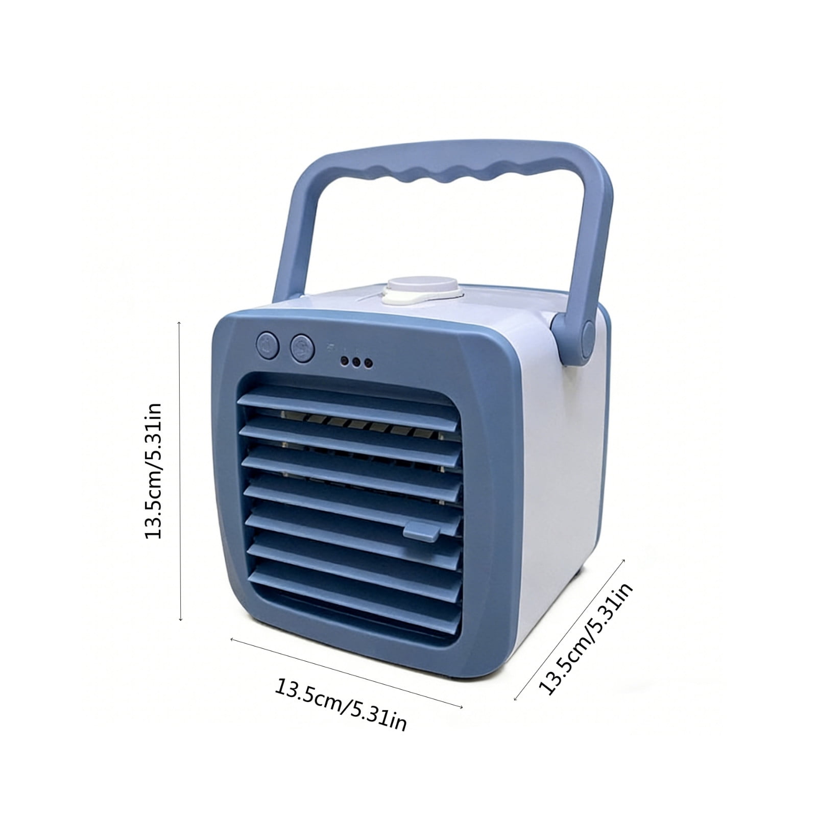 Portable Evaporative Air Cooler Fan, Water Tank Cooling Air Conditioner, Compact Desktop Cooling Device For Home Office Camping Use