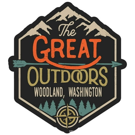 

Woodland Washington The Great Outdoors Design 4-Inch Magnet