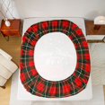 thumbnail image 4 of Erosebridal Christmas Truck Fitted Sheet, Plaid Queen Bedding, Plaid Christmas Truck 3-Piece 1 Fitted Sheet and 2 Pillowcases, 4 of 6