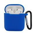 thumbnail image 1 of Compatible con funda AirPods con llavero, funda protectora de silicona prémium a prueba de golpes para estuche de carga AirPods 2 y 1 (Airpods 1, rojo), 1 of 5