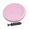 thumbnail image 4 of Colchoneta de equilibrio inflable con asiento de movimiento y almohadilla plana gruesa para adultos, ejercicio en casa Rosa, 4 of 8