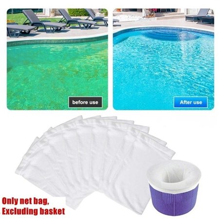30PCS Pool Skimmer Socks  Works Perfect with The Pool Skimmer for Inground and Above Ground Pool