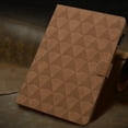 thumbnail image 4 of Dteck for Case for iPad Pro 11 Inch (M4) 2024 (5th Gen) Released,PU Leather Embossed Peacock Flower Slim Case with Card Solt Protective Smart Cover for iPad Pro 11 Inch Tablet 2024,Brown, 4 of 5