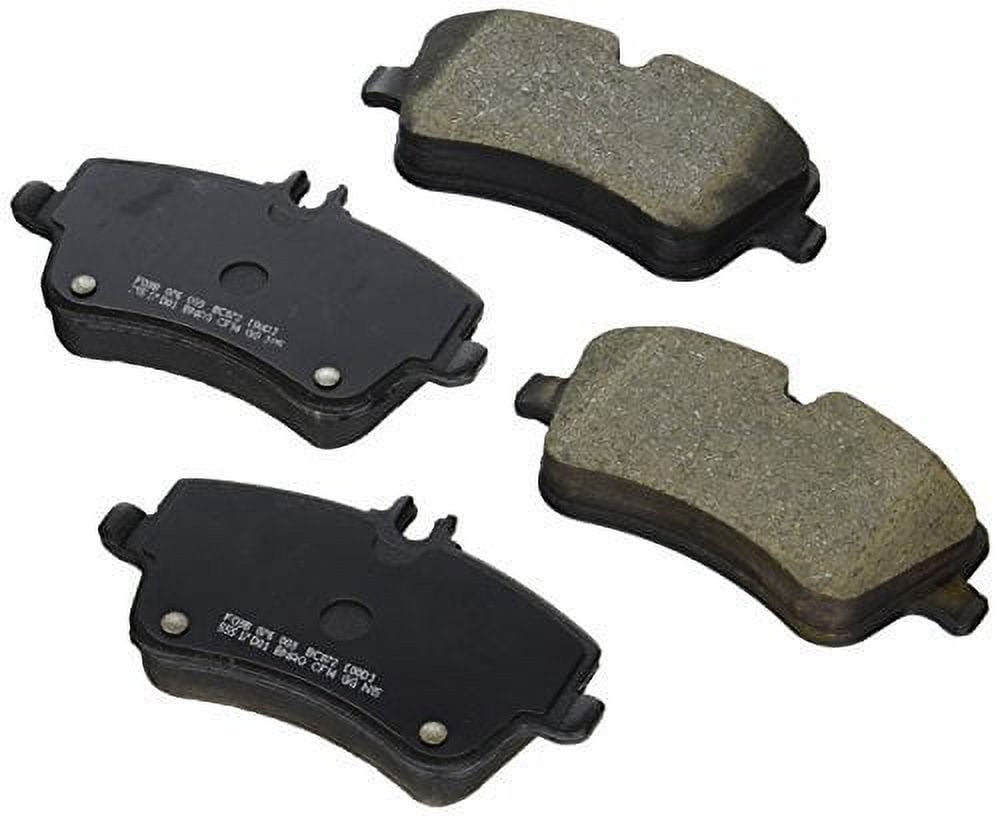 Bosch BC872 QuietCast Premium Ceramic Disc Brake Pad Set For Select Mercedes-Benz C200, C230, C240, C280, C320, C350, CLK280, CLK320, CLK350, SLK280, SLK300; Front