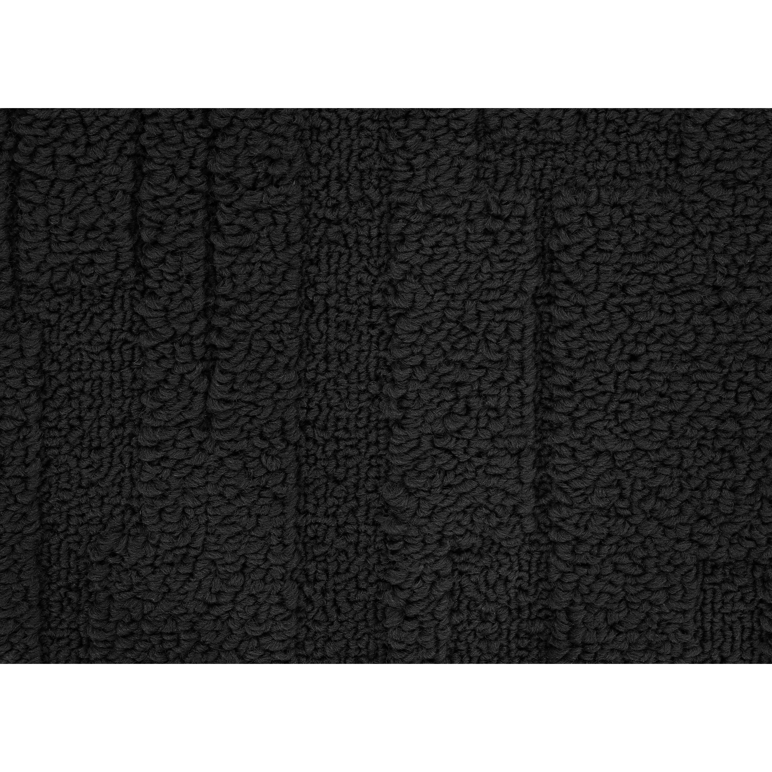 Garland Rug Brentwood Pixel Black Indoor Runner Rug, 3' x 12'