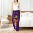 thumbnail image 4 of Pofeuu Mardi Gras2 Print Women's Fashion Pajama Pants with Pockets Comfy Drawstring Sleep Lounge Bottoms-X-Large, 4 of 6