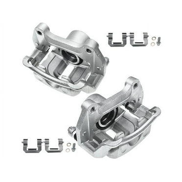 Front Brake Caliper Set 2 - Compatible with 2010 - 2017 GMC Terrain 2011 2012 2013 2014 2015 2016