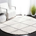 thumbnail image 2 of SAFAVIEH Parma Eglantine Geometric Shag Area Rug, Cream/Grey, 9' x 12', 2 of 10