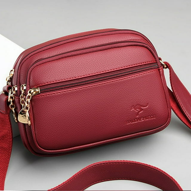 Commute Bag PU Leather Mobile Phone Bag Simple Casual Elegant Small Square Purse