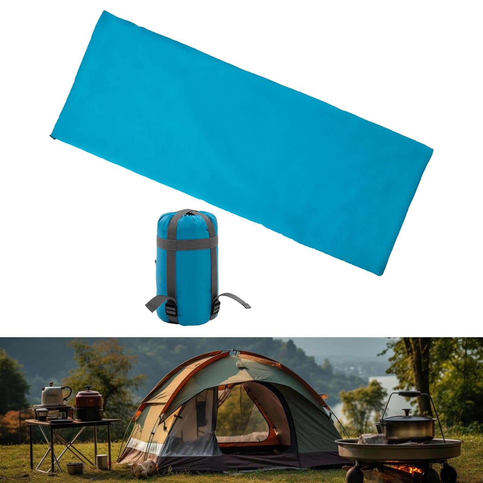 Wswqop Envelope Sleeping Bag for Men Women 3 Season Ultralight Camping Sleeping Bag for Blue