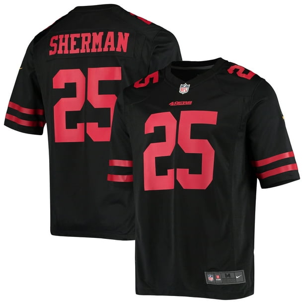 Richard Sherman San Francisco 49ers Nike Game Player Jersey - Black