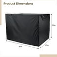 thumbnail image 5 of Dog Crate Cover with Double Door Access, Waterproof Oxford Cloth Kennel Cover for 36 inch Crates, Heavy Duty Pet Cage Cover with Air Vents, Universal Fit Dog Crate Privacy Shield, 5 of 6