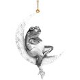 thumbnail image 1 of Xihbxyly Colgante Navideño de Animal, Diseño de Cachorro Sentado, Decoración Acrílica Creativa, Regalo Navideño para Amantes de Los Perros, Adorno Colgante Multiusos, Perfecto para Árbol de Navidad,, 1 of 1