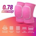 thumbnail image 5 of Rirozkan Knee Pads, Knee Brace for Volleyball, Soft Breathable Knee Sleeves, Protective Knee Support for Sports, Basketball Dance Yoga for Workout Running, 5 of 7