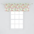 thumbnail image 2 of Ambesonne Vegetables Window Valance, Simple Food Themed Art, 42" x 18", Multicolor, 2 of 3