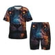 thumbnail image 1 of Balery Forest Cool Lion Conjunto de Pijama Infantil de Manga Corta con Estampado – Ropa de Dormir de Algodón Suave-XX-Large, 1 of 6