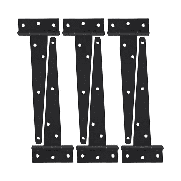 Heavy Duty T Hinge Gate Hinge T Strap Hinge Barn Hinge Fence Hinge Shed Hinge Door Hinge Black Wrought Hardware Iron