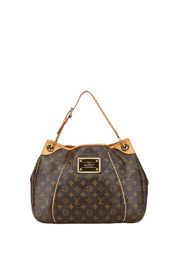 Pre-Owned Louis Vuitton Monogram Galliera PM Bag M56382 Brown PVC Leather Women's... (Fair)