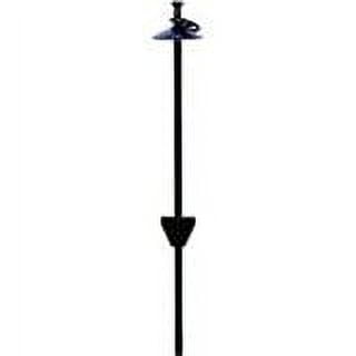 Dog Tieout Stake With Swivel Black Large