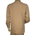 thumbnail image 6 of Men Silversilk 2pc Fancy walking leisure suit Italian woven knits 14010 Taupe, 6 of 9