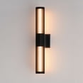 thumbnail image 2 of E30316-BK ET2 Lighting Citadel - 9.5W 2 LED Outdoor Wall Mount-24 Inch Tall and 3.25 Inch Wide, 2 of 5