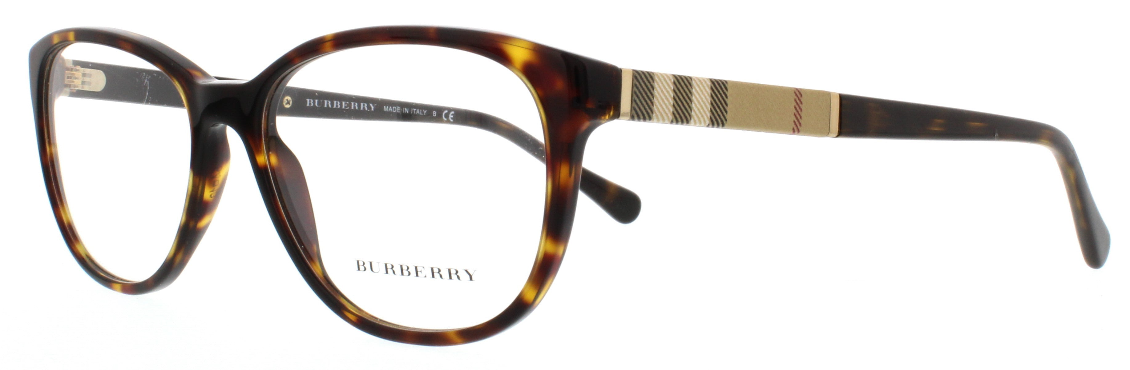 BURBERRY Eyeglasses BE 2172 3002 Havana 54MM - Walmart.com