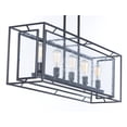 thumbnail image 3 of Maxim 21677CDBK Era 5-Light Pendant, Black, 3 of 4