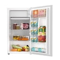 thumbnail image 4 of Hamilton Beach 3.3 Cu.Ft Mini Fridge with Freezer, Compact Refrigerator, Single Door, Energy Star, Reversible Door,  White, 4 of 9