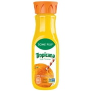 Tropicana Pure Premium 100% Orange Juice, Some Pulp, 12 Fl Oz Bottle