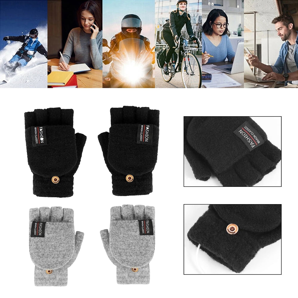 usb hand warmer gloves