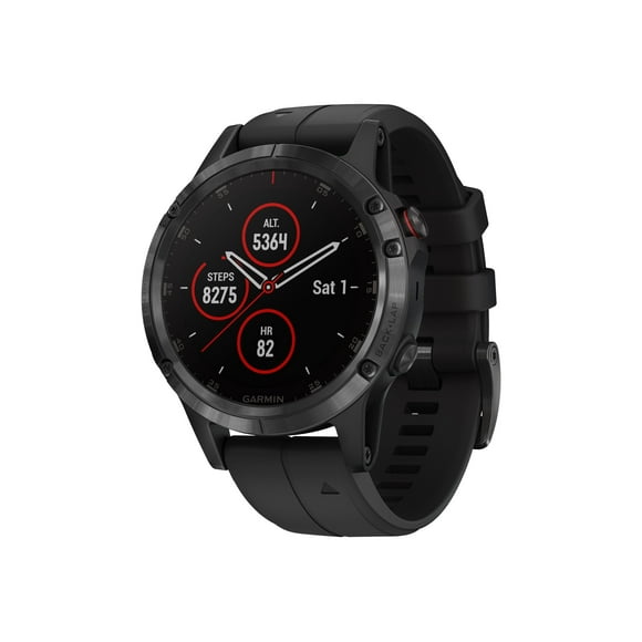 Garmin fenix 5 Plus Sapphire - GPS/GLONASS/Galileo watch - hiking, running, swimming 1.2"