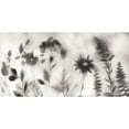 thumbnail image 3 of Nan 14x9 Black Modern Framed Museum Art Print Titled - Misty Wildflower Morning, 3 of 5