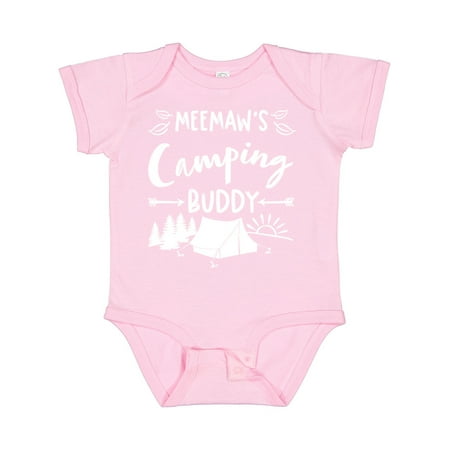 

Inktastic Meemaws Camping Buddy Gift Baby Boy or Baby Girl Bodysuit