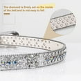 thumbnail image 4 of JASGOOD Skull Rhinestone Belt for Women Men Sparkly Bling Diamond Studded Belt Western Cowgirl Cowboy Belts, 4 of 7
