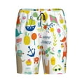 thumbnail image 4 of Wukai Summer Animal Men’s Short Pajama Pants With Pockets Soft Sleep Pj Shorts for Men-XX-Large, 4 of 6