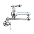 thumbnail image 4 of CoSoTower Pot Filler Faucet Wall Mount,with Double Joint Swing Arms Chrome, 4 of 6