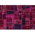 thumbnail image 1 of Ahgly Company Indoor Rectangle Oriental Pink Modern Area Rugs, 5' x 8', 1 of 4