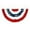 C, variant on Independence Day Scalloped Yard Flag - 35.43x17.72in Polyester Fan-Shaped Patriotic Decoration with Metal Grommets for Porch/Window (Multicolor)​