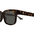 thumbnail image 3 of Montblanc MB0383S-002 Tortoise Square Sunglasses Retro Everyday Style for mens, 3 of 5