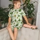 thumbnail image 4 of Balery Green Avocado Conjunto de Pijama Infantil de Manga Corta con Estampado – Ropa de Dormir de Algodón Suave-X-Large, 4 of 6