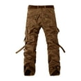 thumbnail image 3 of Men's Cargo Pants Pants Men Work Big And Tall Cargo Men 4 Year with Pockets Big And Tall Slim Fit for Size 13 Kitchen Work for Mechanic Casual Tie A 36, 3 of 4