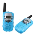 thumbnail image 3 of Walkie Talkie para niños, juguetes de largo alcance de 3 a 12 años, linterna LCD de 8 canales, regalos para camping, aventuras, senderismo (uno, azul), 3 of 4